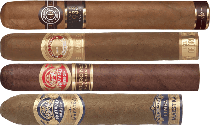 Sampler Pack Premium Cuban Cigars Pack of 4