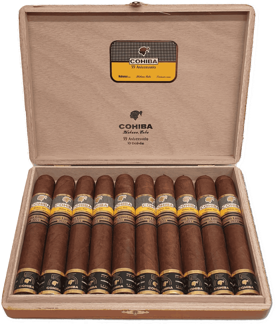 Cohiba 55 Aniversario Edicion Limitada 2021
